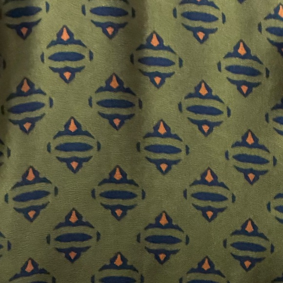 Liz Claiborne Burnt Olive Geo Blouse XXL - Picture 12 of 14